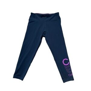 Women's Calvin Klein Performance stretch Black/Pink Leggings. Large